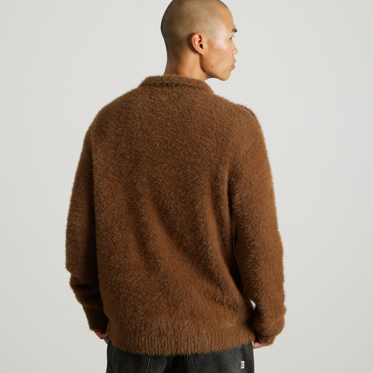 huf maglioni Milton Mohair Polo Sweater