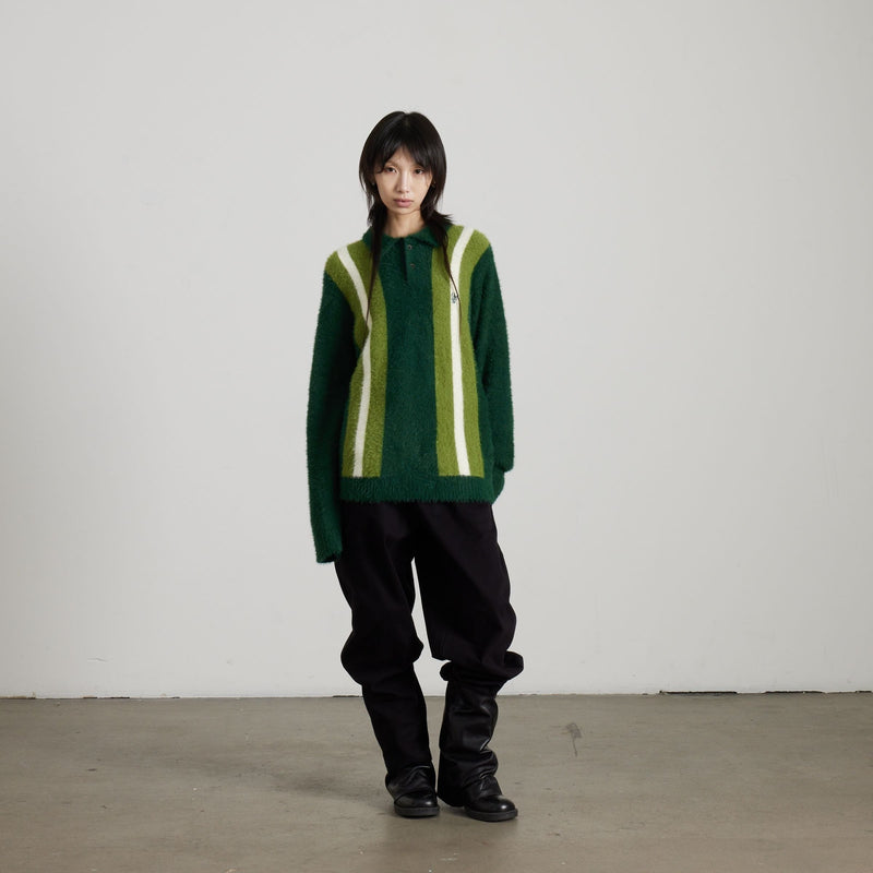 huf maglioni Milton Mohair Polo Sweater