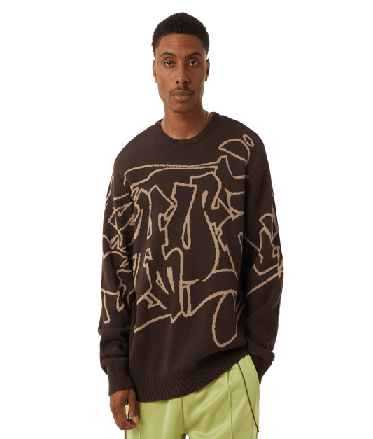 huf Outlines Crewneck Sweater foto 4