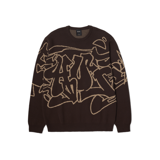 huf Outlines Crewneck Sweater foto 1