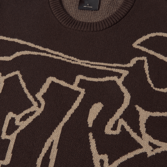 huf Outlines Crewneck Sweater foto 3