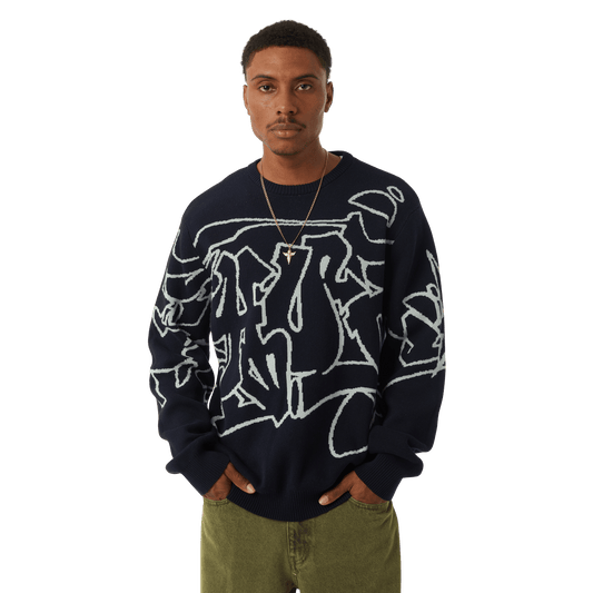 huf Outlines Crewneck Sweater foto 3