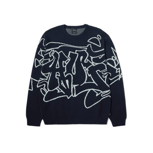 huf Outlines Crewneck Sweater foto 1