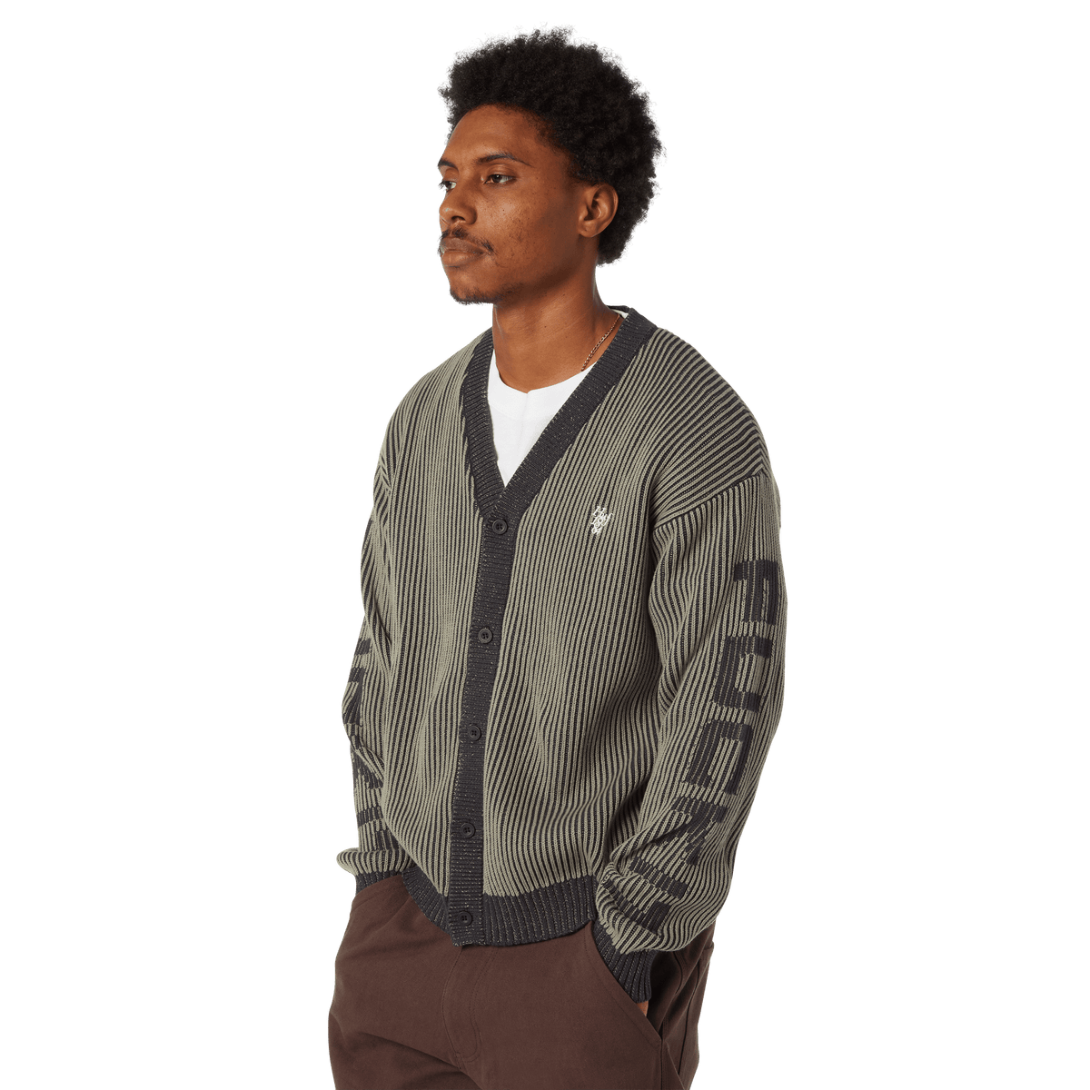 huf maglioni Repeater Cardigan