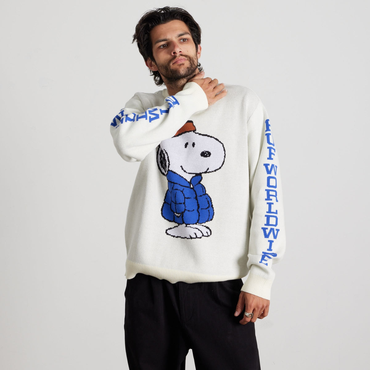 huf maglioni Snoopy Puffer Sweater