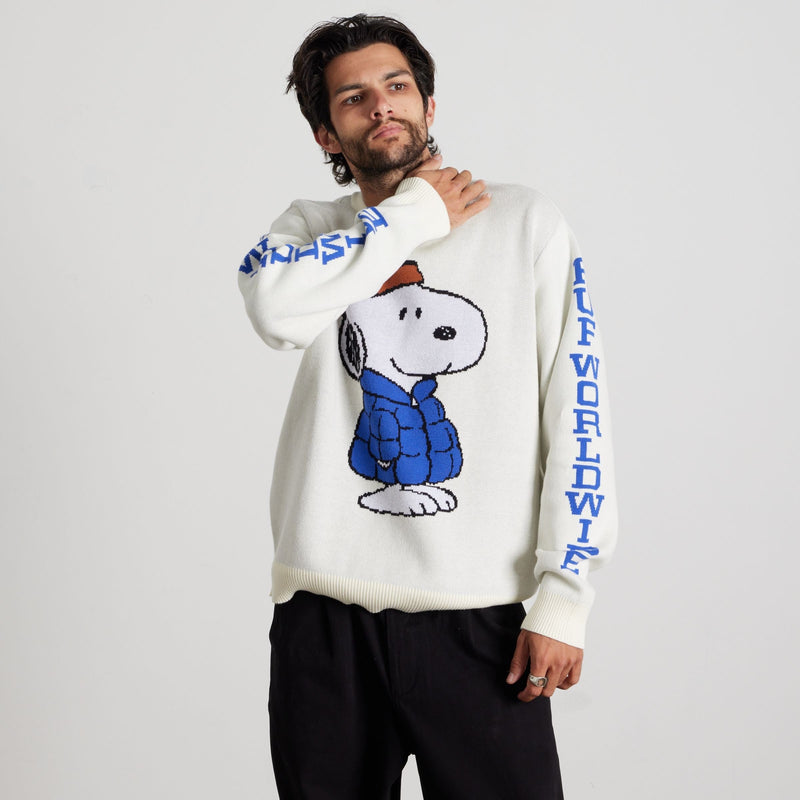 huf maglioni Snoopy Puffer Sweater