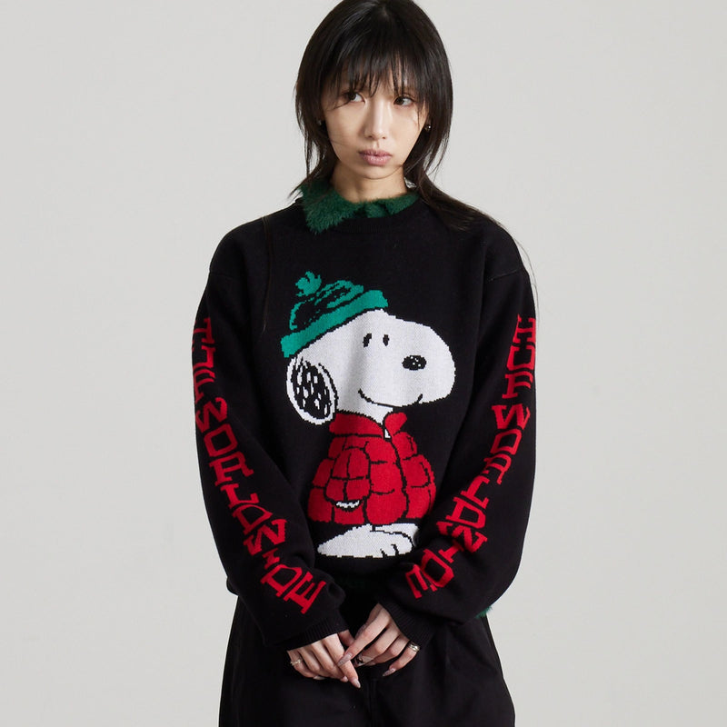 huf maglioni Snoopy Puffer Sweater
