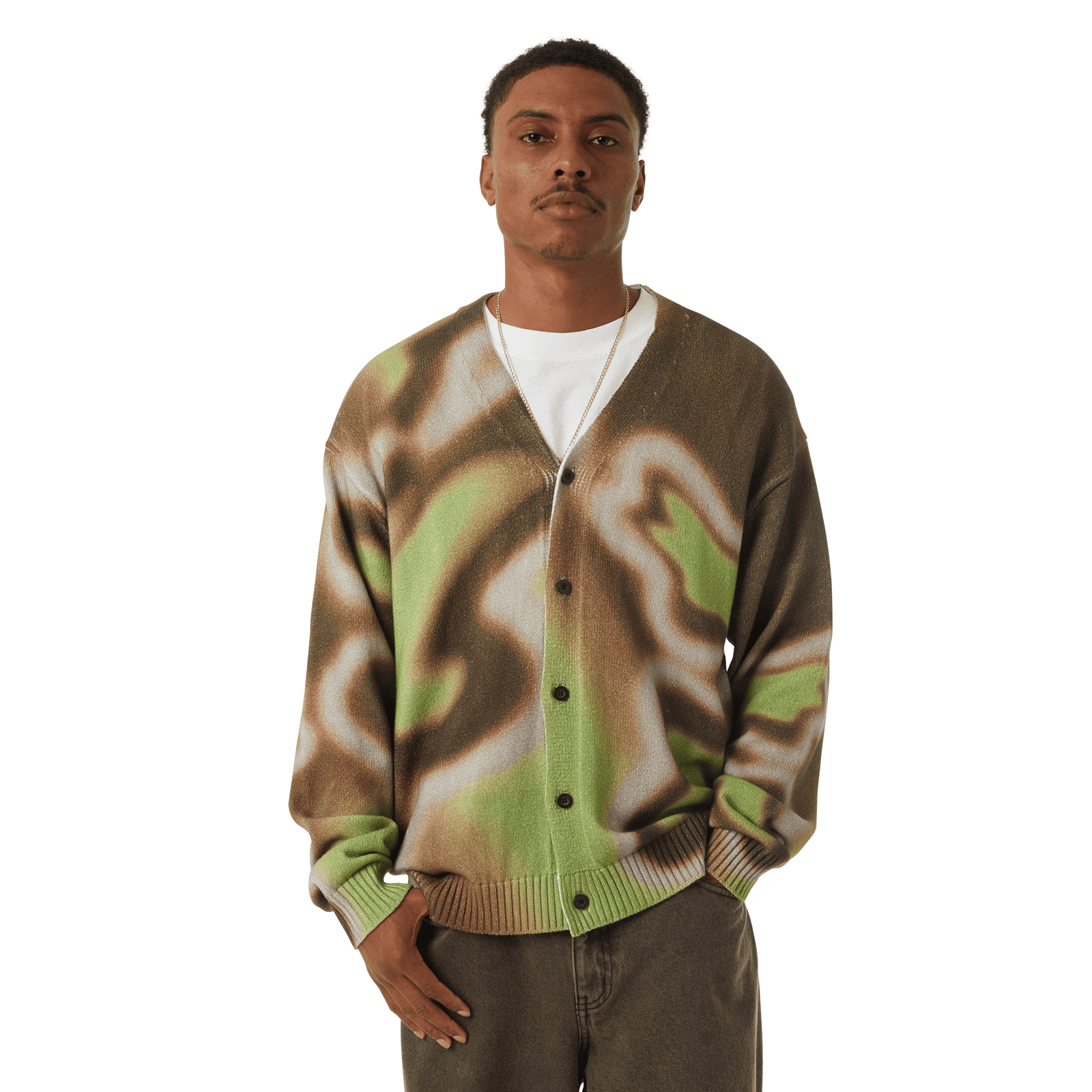 huf maglioni Space Dust Cardigan