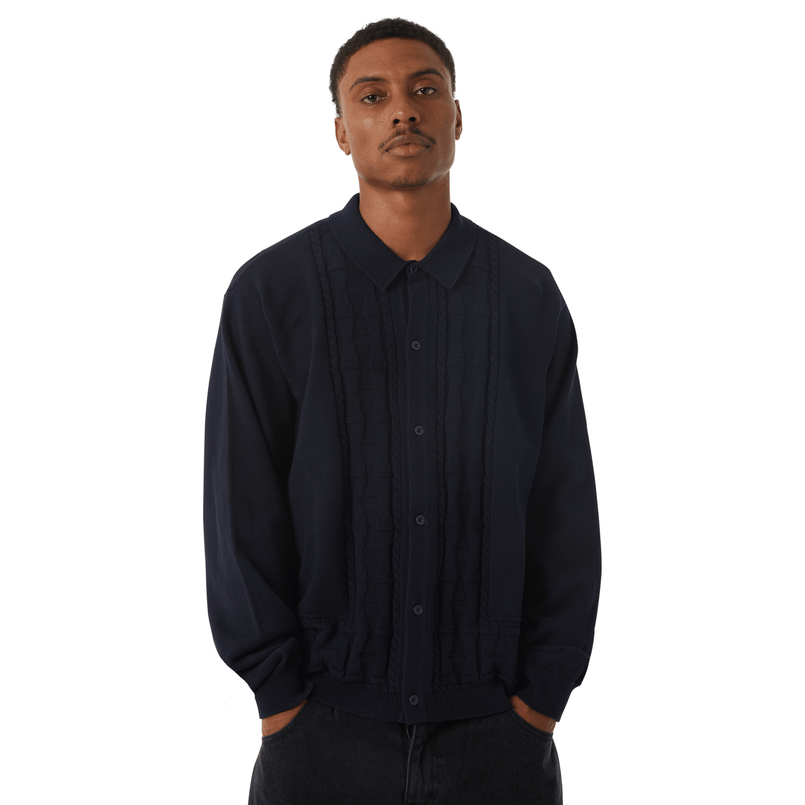 huf maglioni Towner L S Knit Top