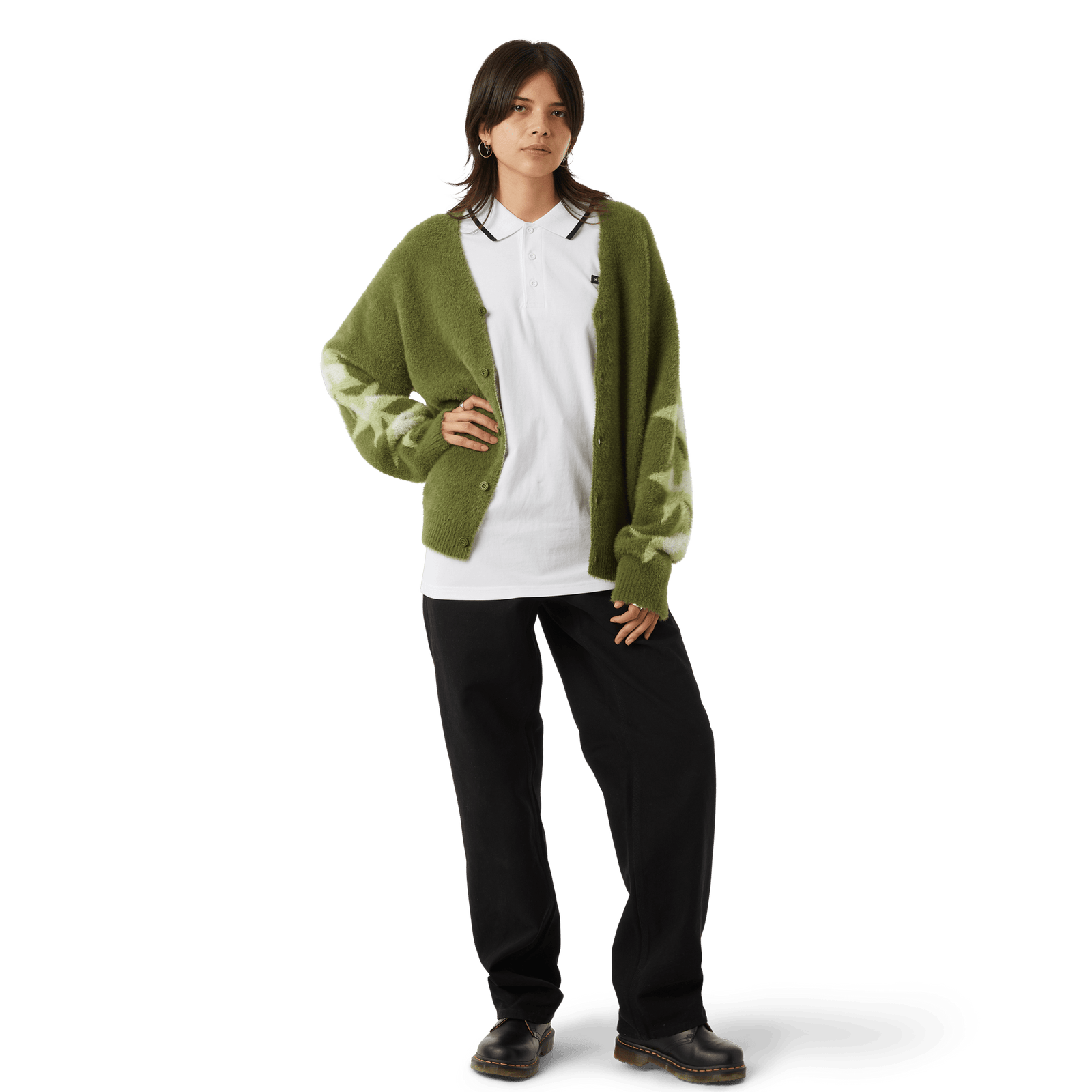 huf maglioni Ursa Mohair Cardigan