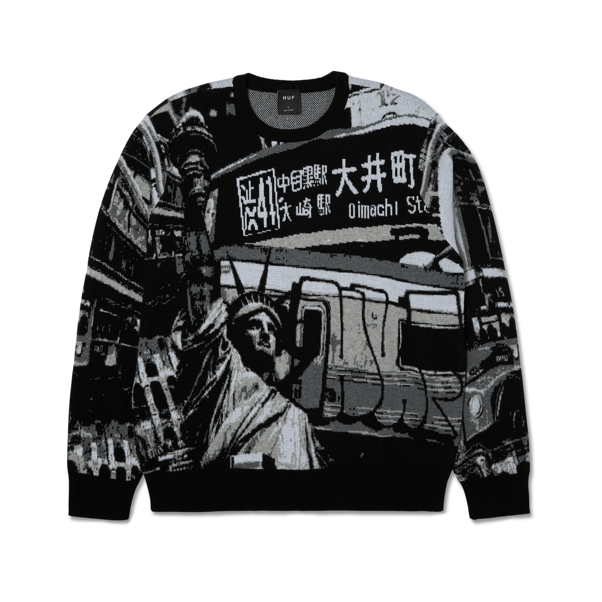huf maglioni Worldwide Commuter Sweater