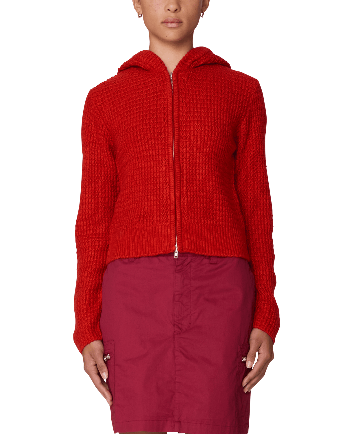 obey maglioni Glenda Hood Zip Sweater