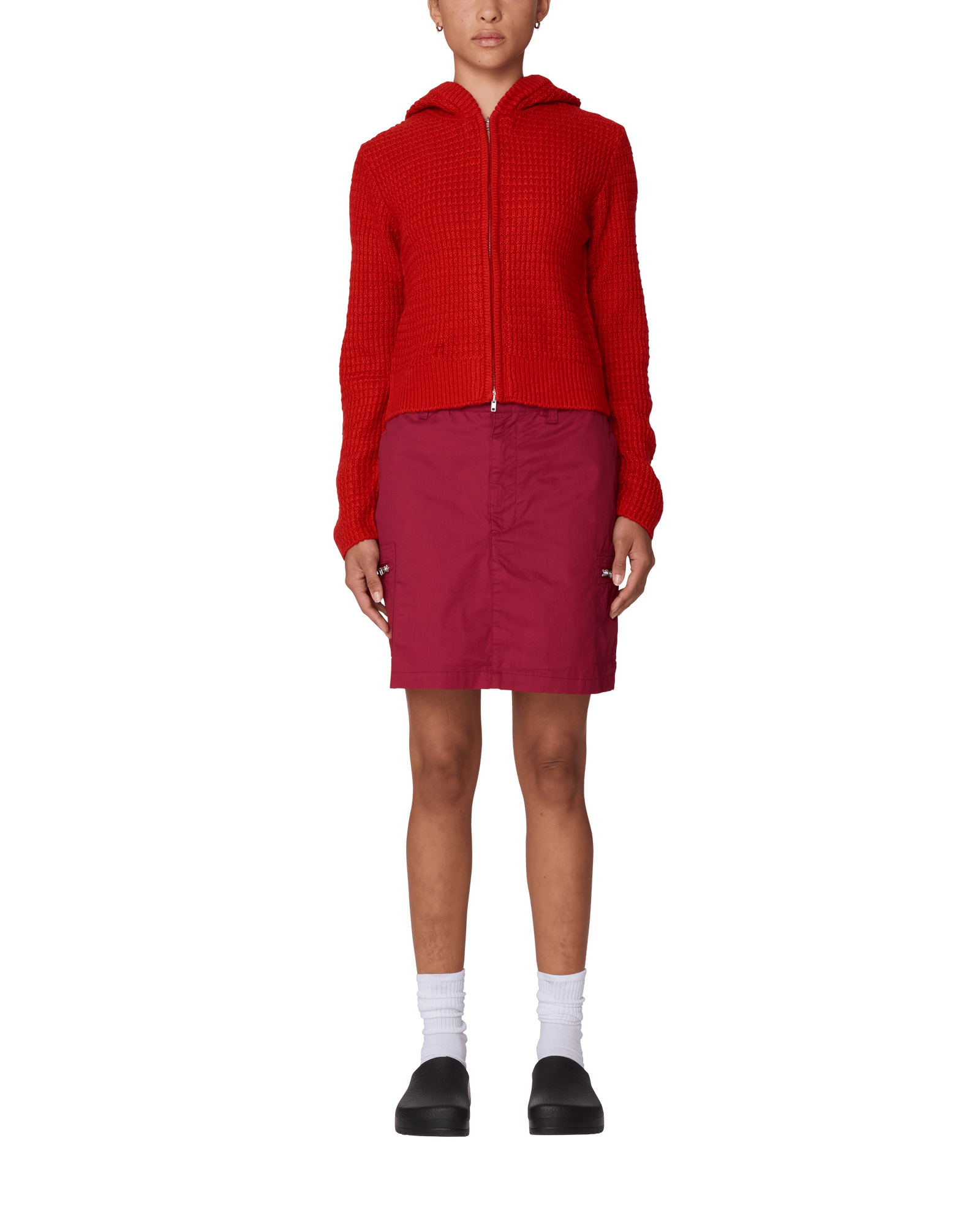 obey maglioni Glenda Hood Zip Sweater