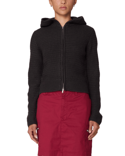 felpe obey GLENDA HOOD ZIP SWEATER