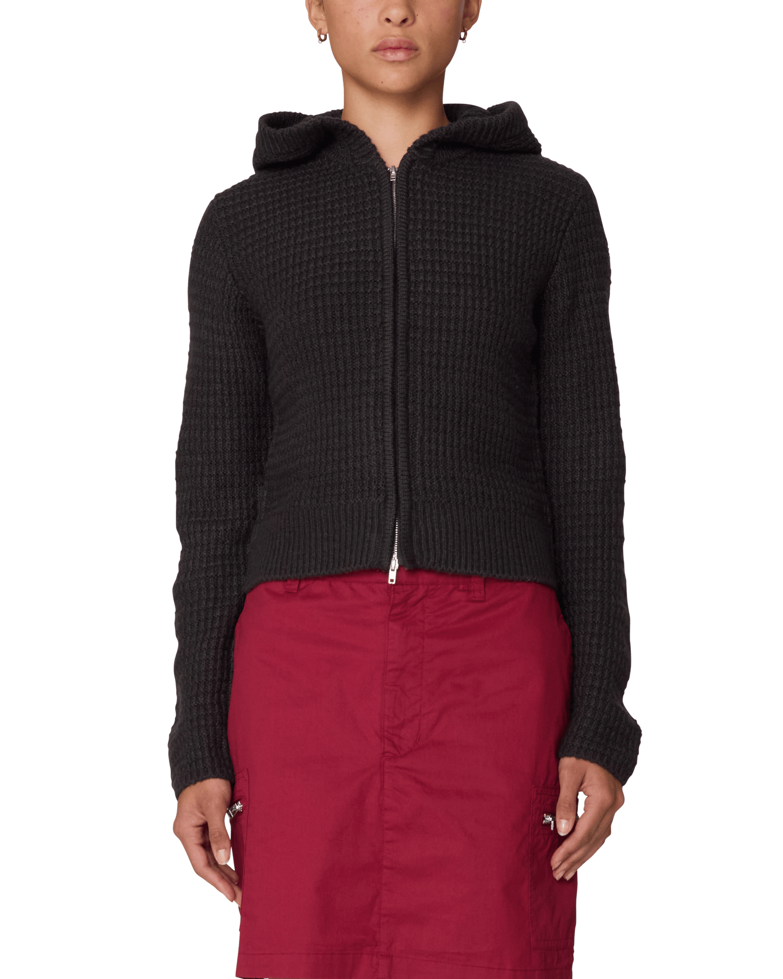 obey maglioni Glenda Hood Zip Sweater