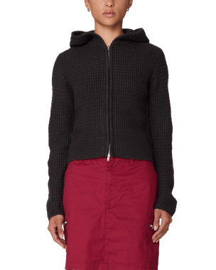 Glenda Hood Zip Sweater
