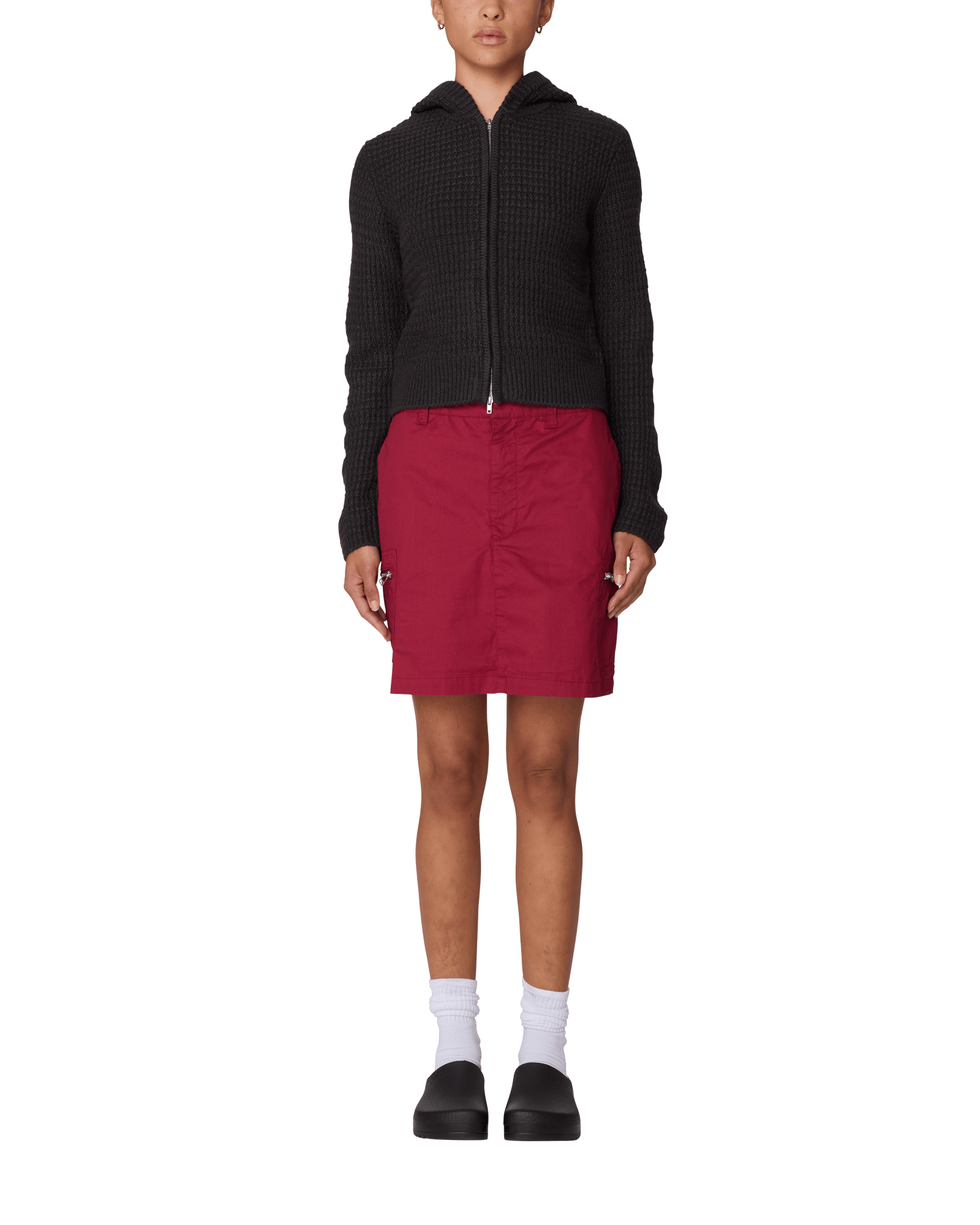 obey maglioni Glenda Hood Zip Sweater