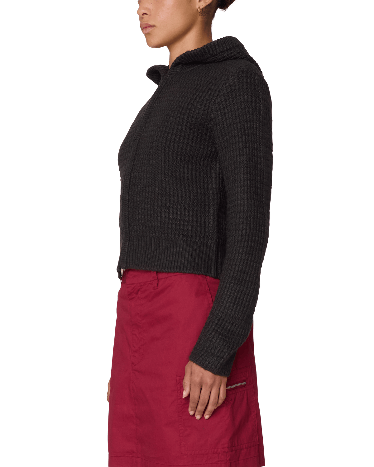 obey maglioni Glenda Hood Zip Sweater