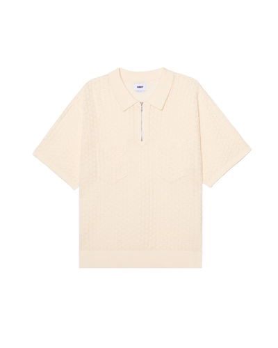 t-shirt obey GRANT QUATER ZIP SWEATER