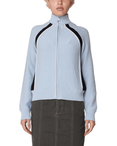 maglioni obey LIZZIE ZIP MOCK SWEATER