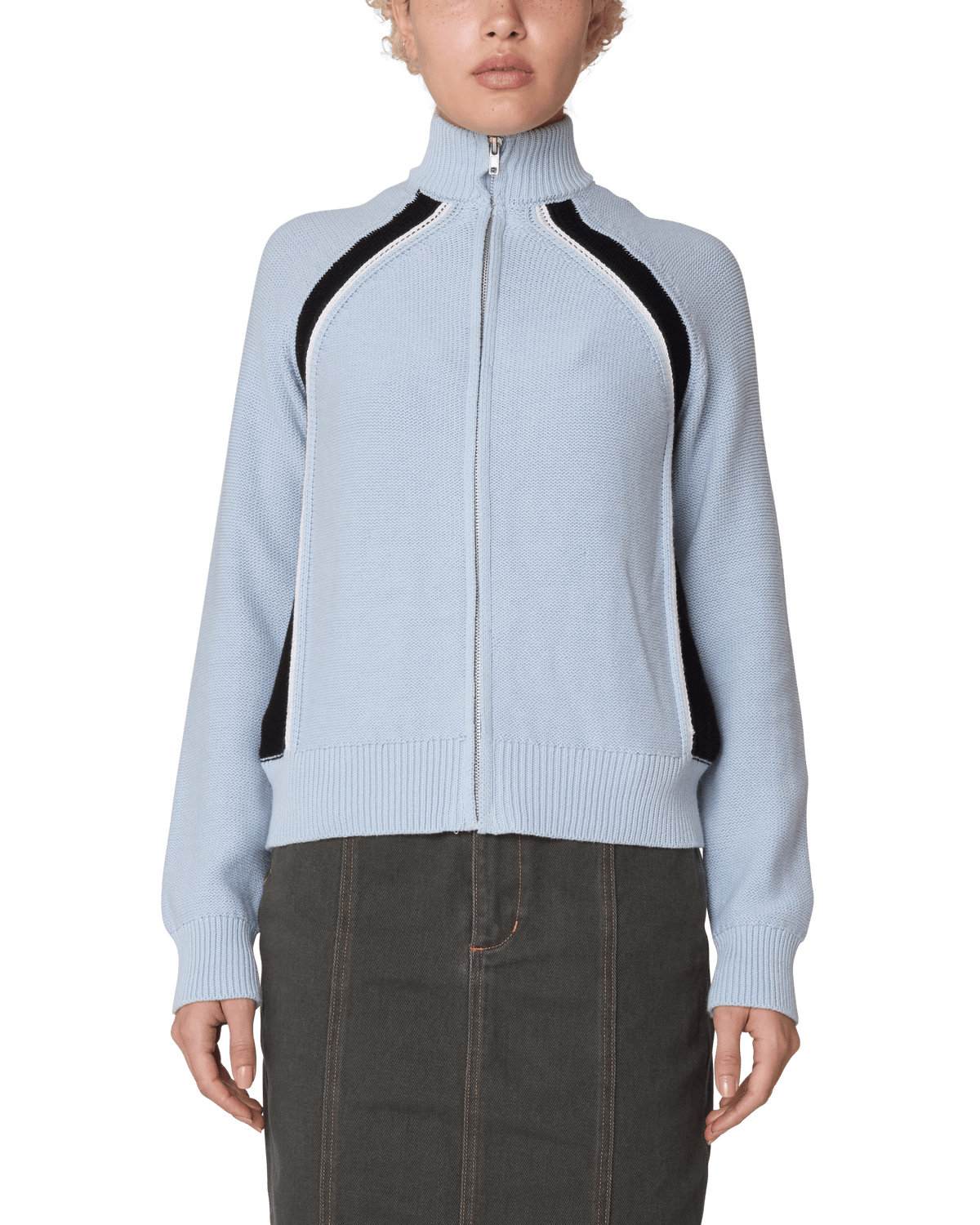 obey maglioni Lizzie Zip Mock Sweater