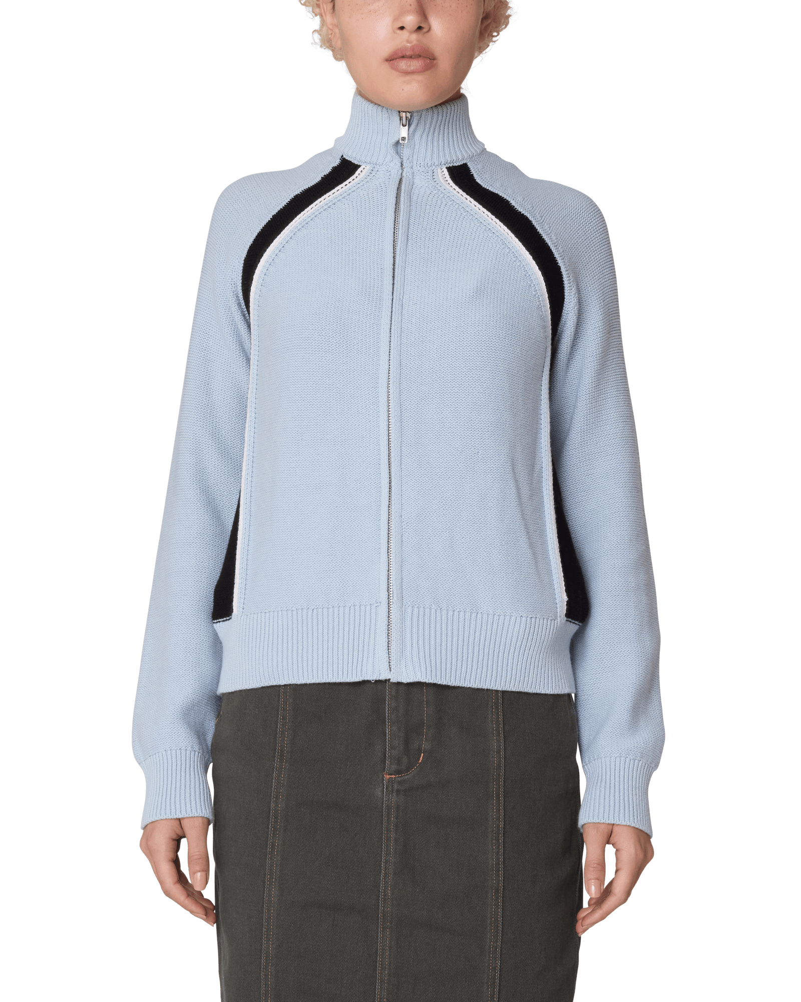 obey maglioni Lizzie Zip Mock Sweater