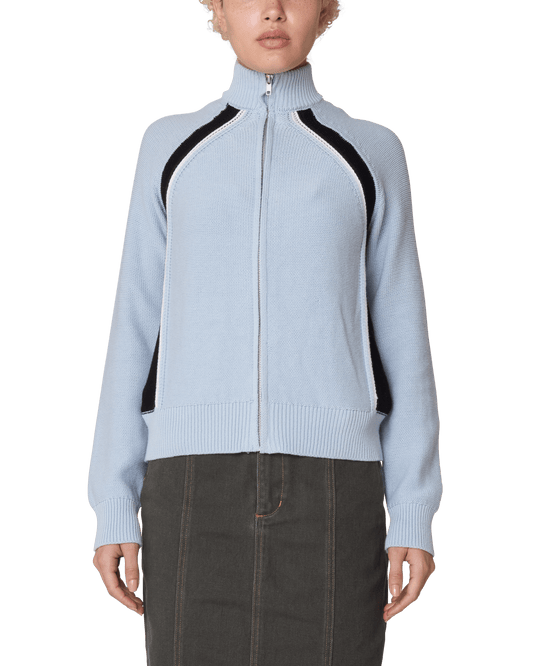 obey Lizzie Zip Mock Sweater foto 1