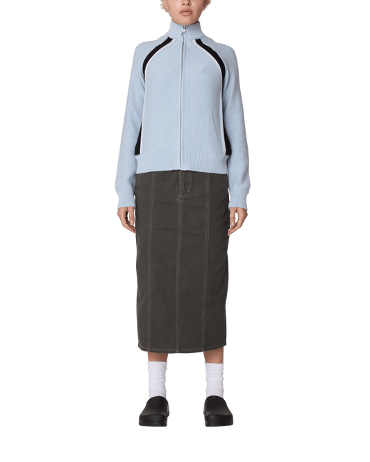 obey Lizzie Zip Mock Sweater foto 4