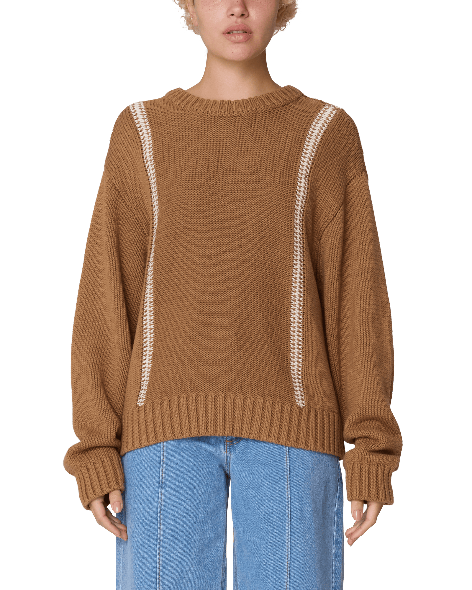 obey maglioni Mend Stitch Crew Sweater