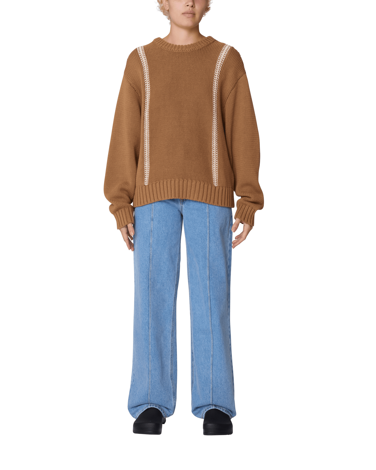 obey maglioni Mend Stitch Crew Sweater