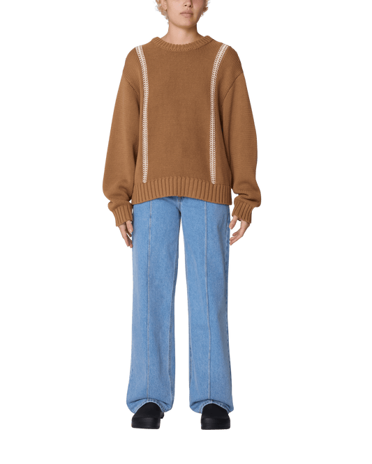 obey Mend Stitch Crew Sweater foto 4