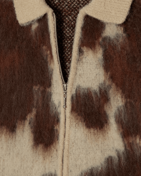 obey Obey Cow Pattern Zip Sweater foto 4