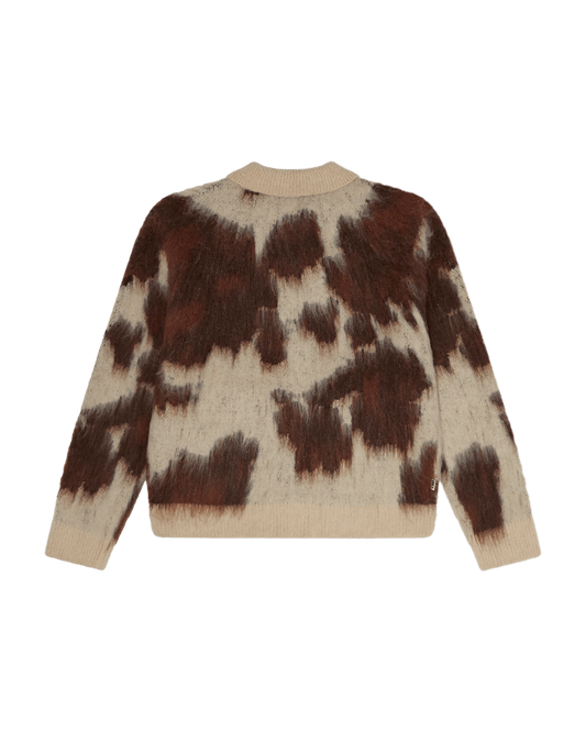 obey Obey Cow Pattern Zip Sweater foto 2