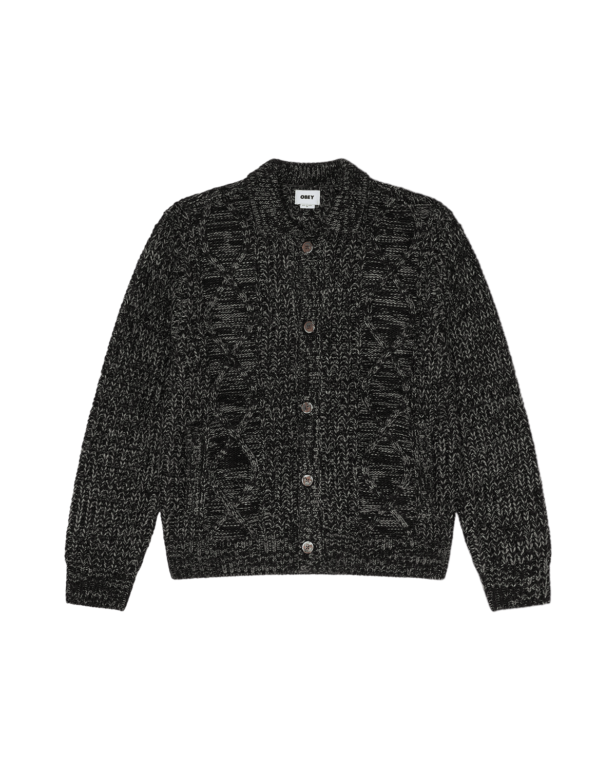obey maglioni Obey Isar Button Up Sweater