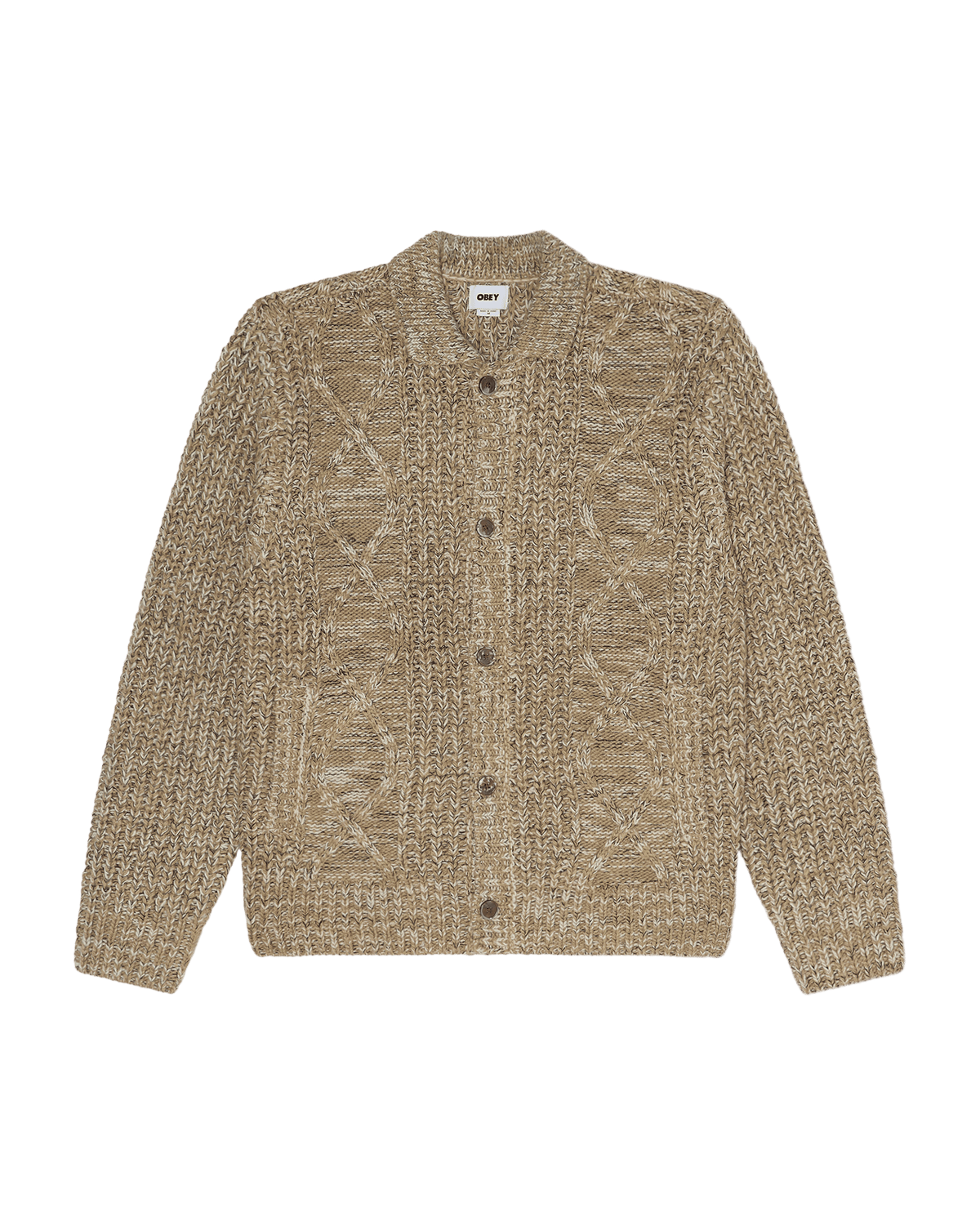 obey maglioni Obey Isar Button Up Sweater