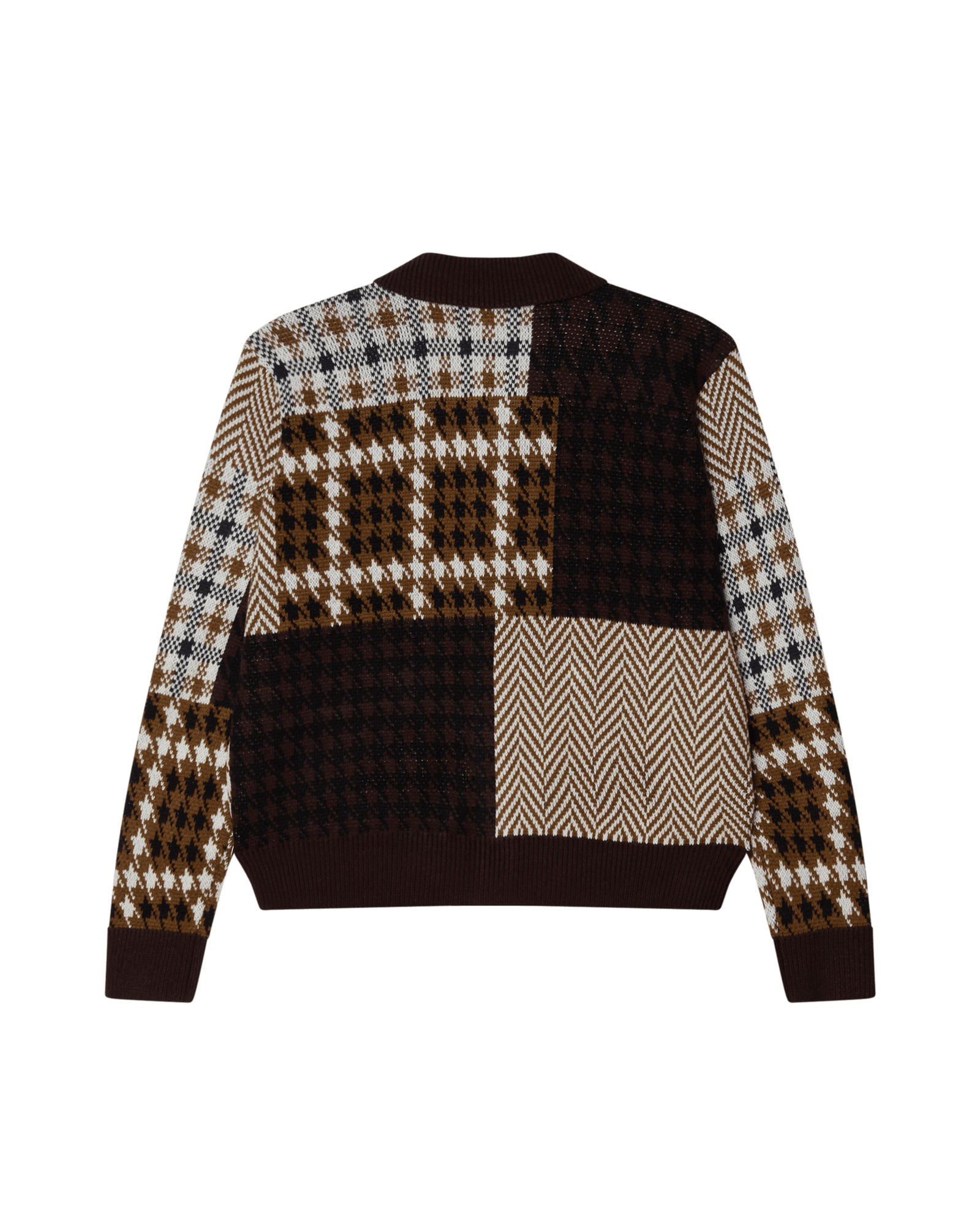 obey maglioni Obey Patchwork Cardigan