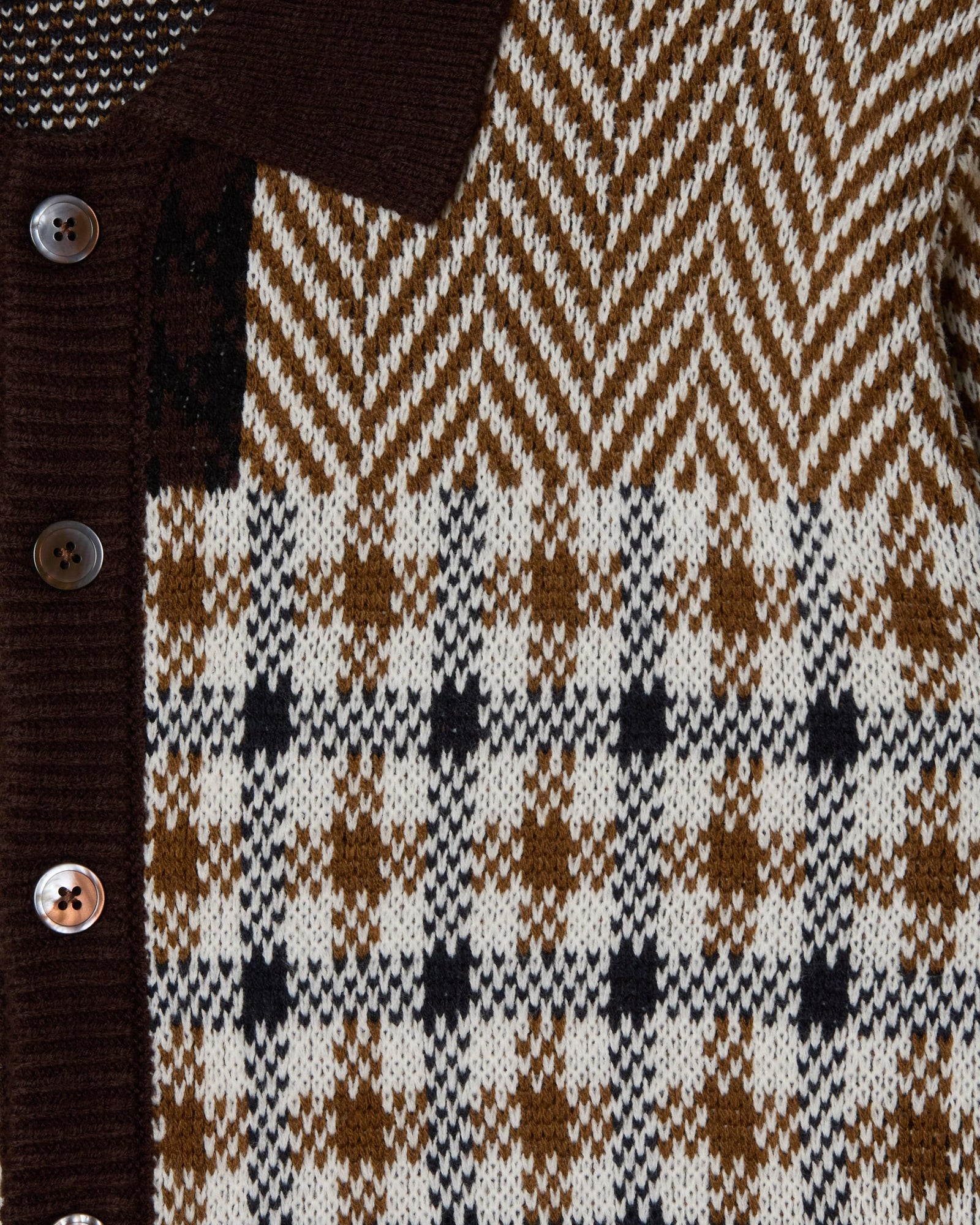 obey maglioni Obey Patchwork Cardigan