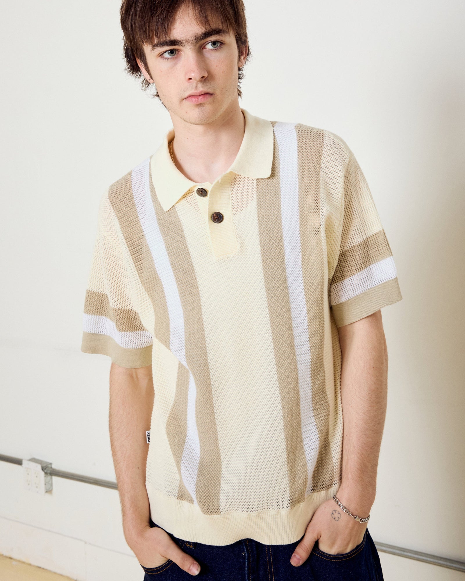 obey maglioni Obey Seth Polo Sweater