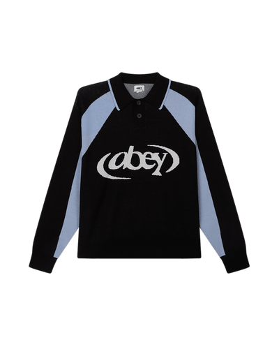maglioni obey OBEY SOCCER POLO SWEATER