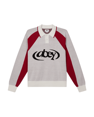 maglioni obey OBEY SOCCER POLO SWEATER