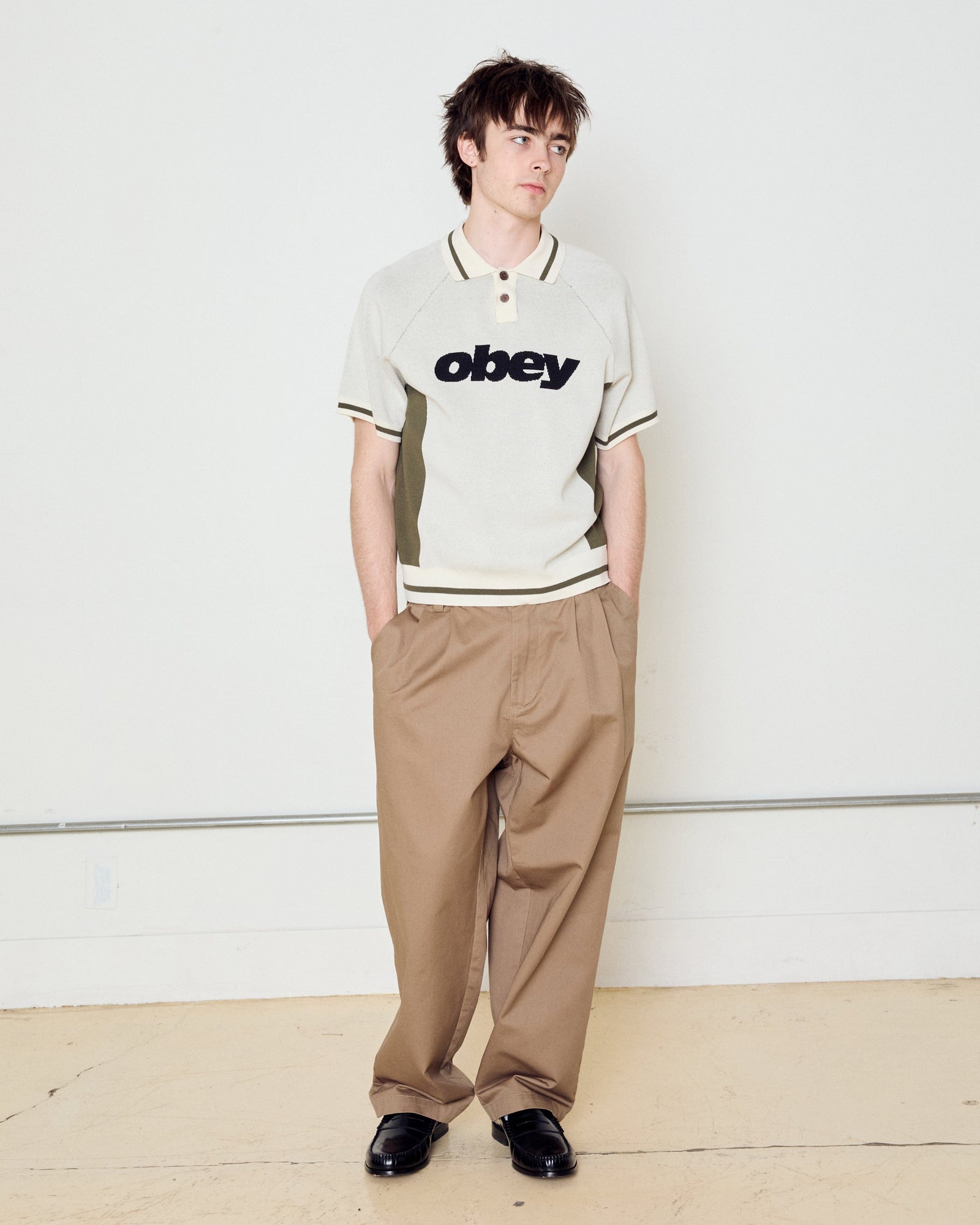 obey maglioni Obey Sport Polo Sweater