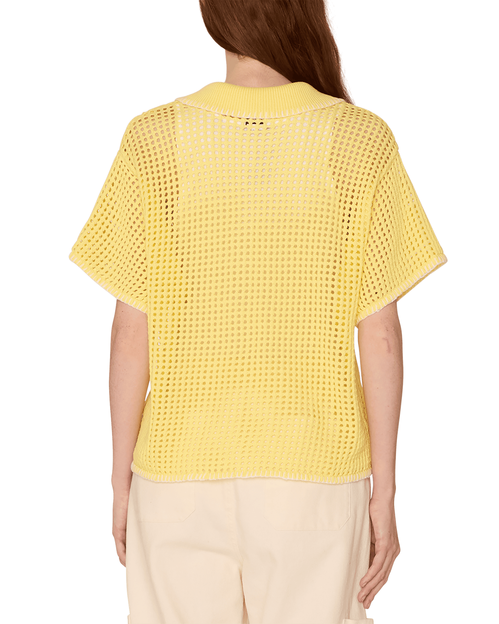 obey maglioni Pilar Crochet Ss Cardigan