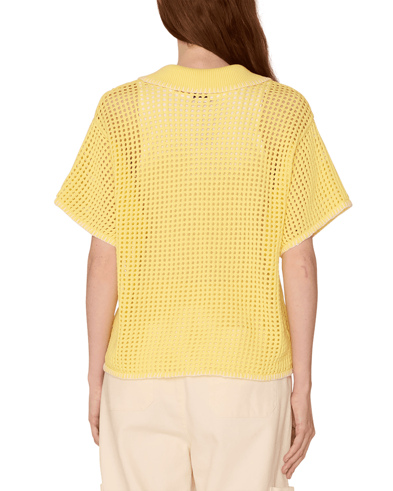 obey maglioni Pilar Crochet Ss Cardigan