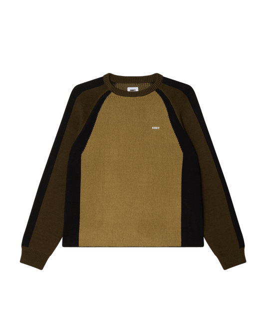 obey Raglan Crew Neck Sweater foto 1