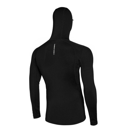 florence marine x LONG SLEEVE HOODED RASHGUARD - BLACK foto 2