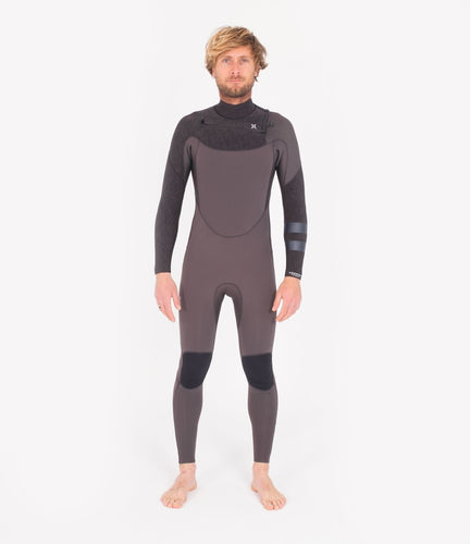 mute e accessori hurley ADVANTAGE PLUS 3/2MM FULLSUIT - JET BLACK