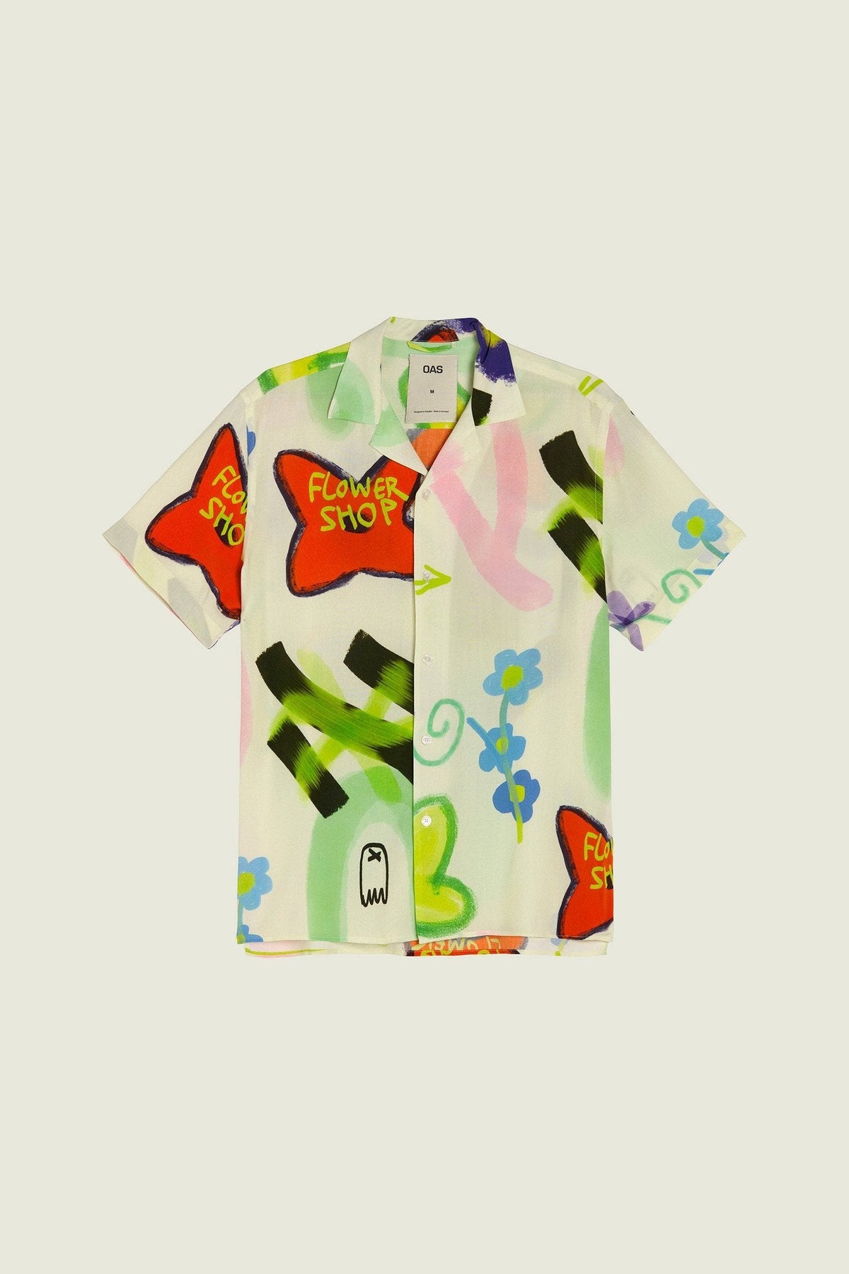 oas Flower Shop Viscose Shirt
