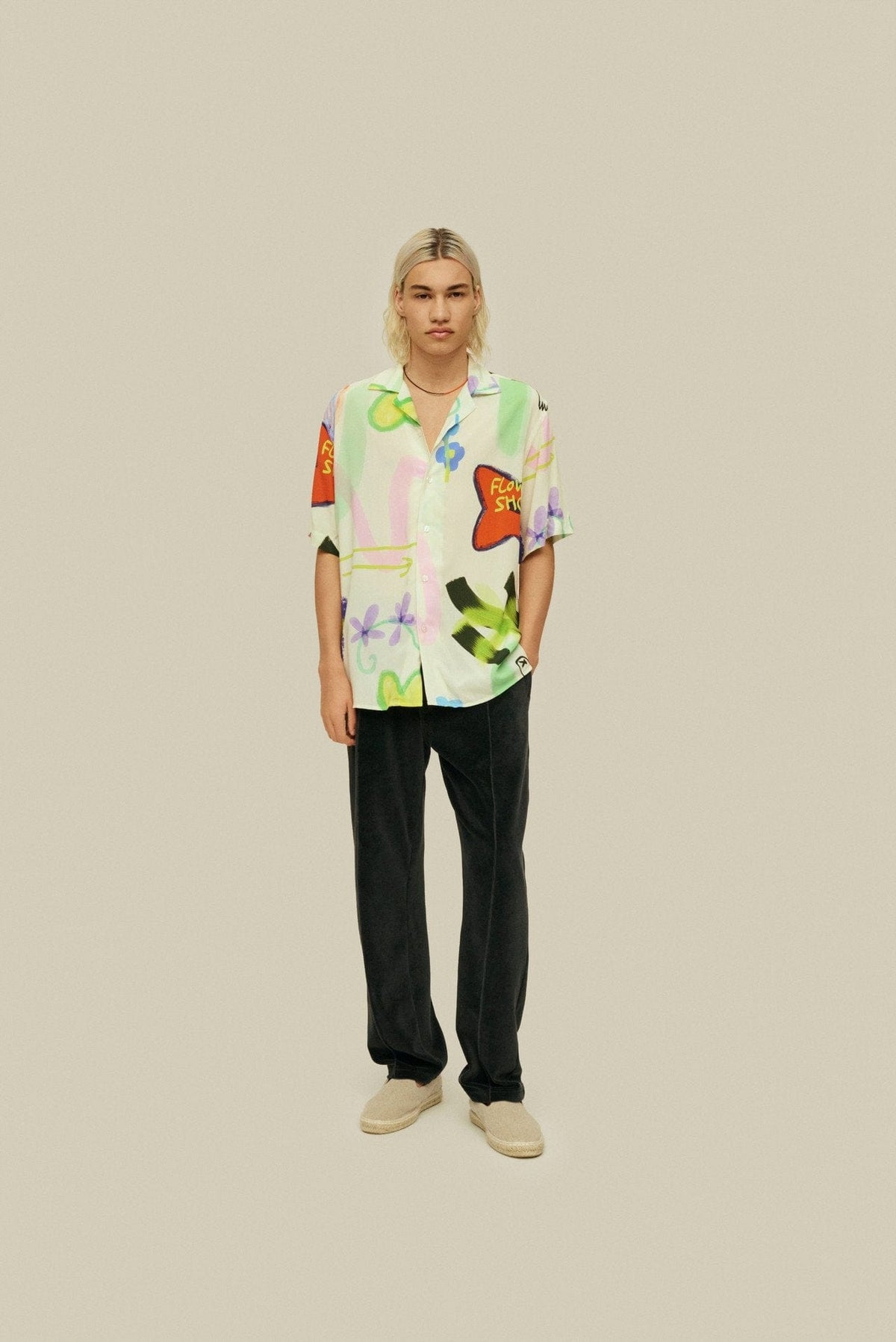 oas Flower Shop Viscose Shirt