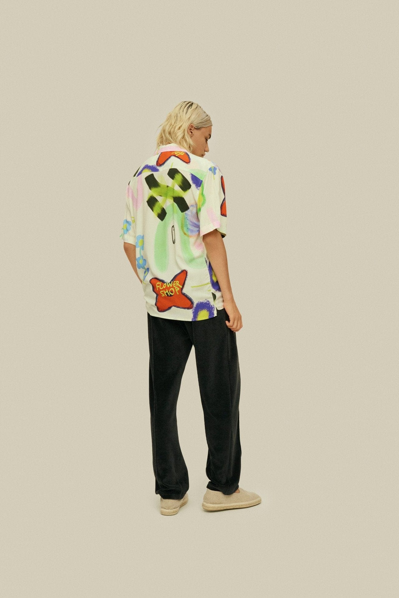 oas Flower Shop Viscose Shirt
