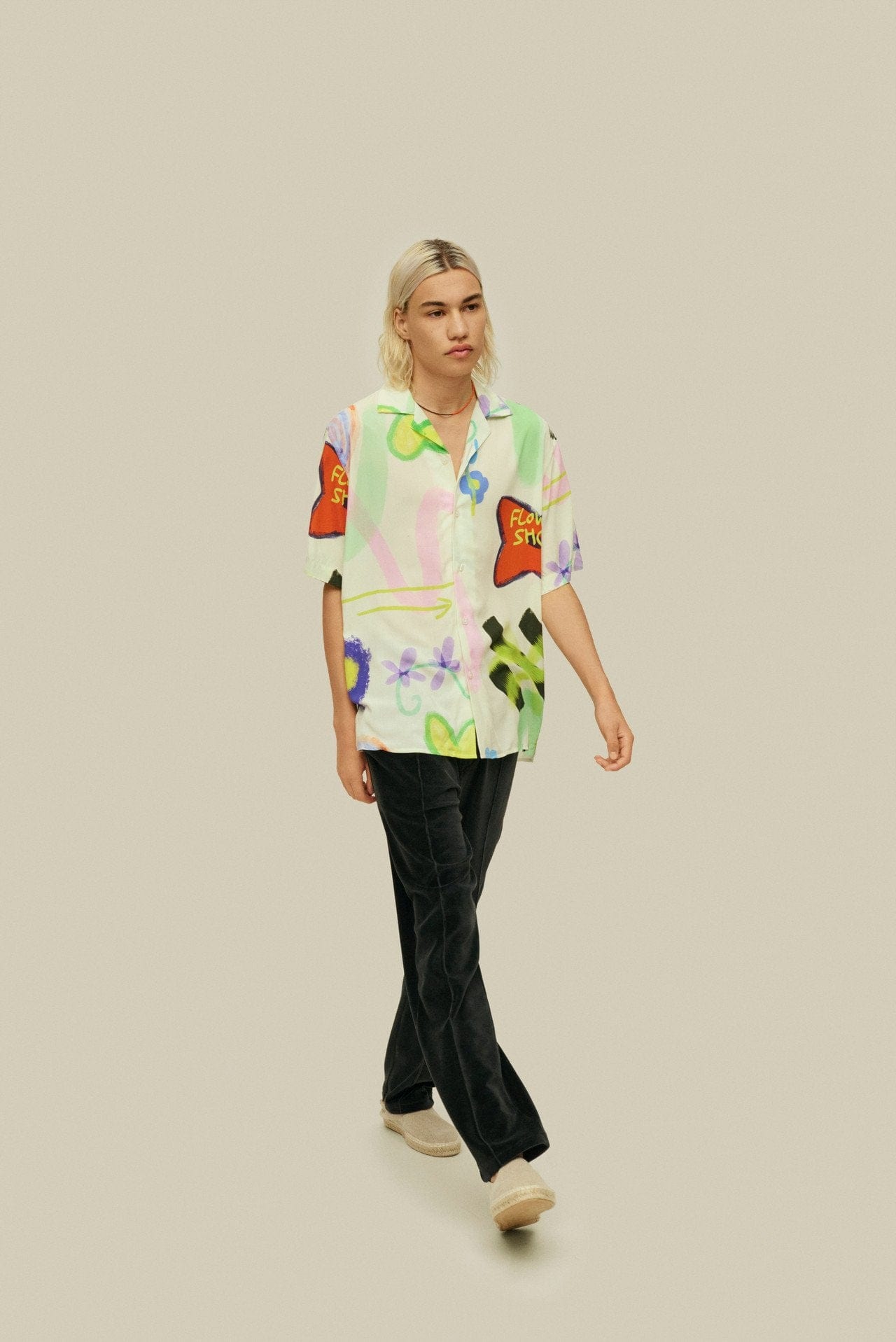 oas Flower Shop Viscose Shirt